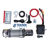 12000Lb Çelik Halatlı Elektrikli Offroad Vinç