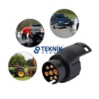 7 Pinden 13 Pine Dönüştürücü Adaptör Soket