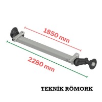KNOTT 1800 kg Torsiyonlu Aks Frensiz Dingil 1850 mm